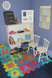 kids room space reading corner study nook