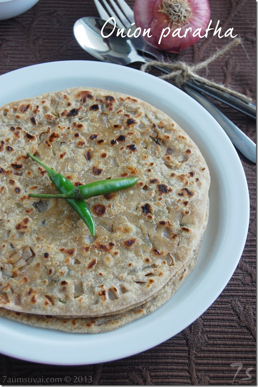 Onion paratha