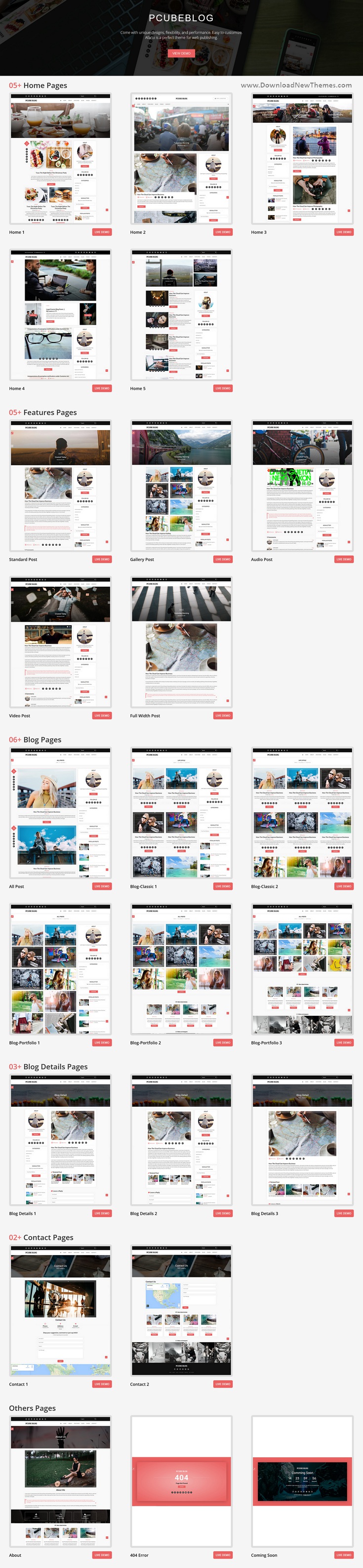 Download Blog Bootstrap Template