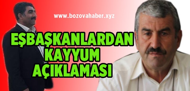 Eşbaşkanlardan kayyum açıklaması