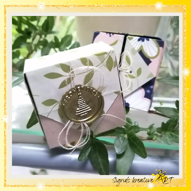 stampin up - verpackungen - origami box - goodie box