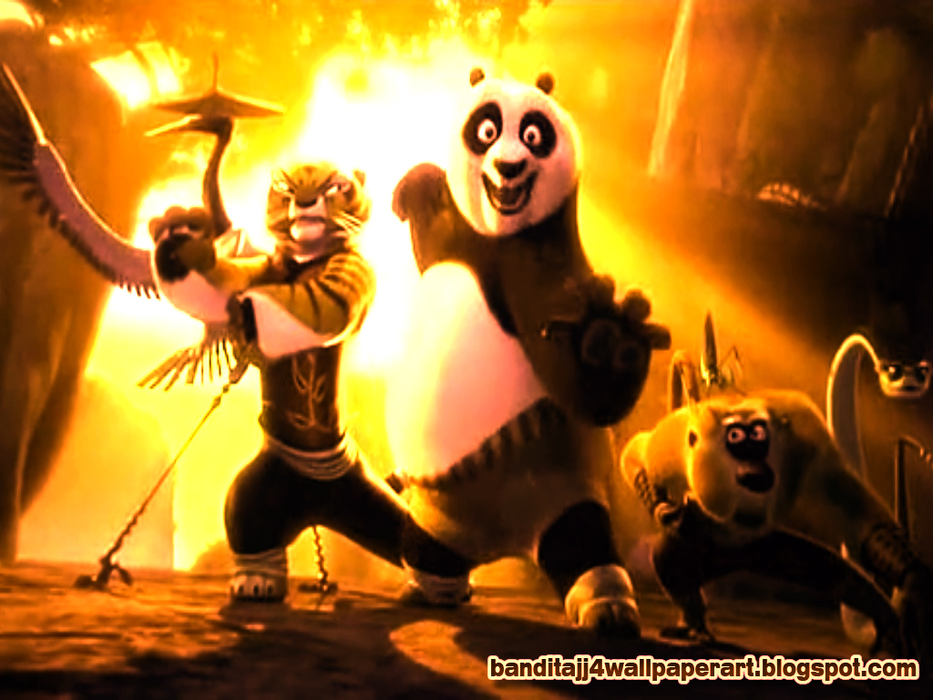 Yellow Kungfu Panda Banditajj4wallpaper
