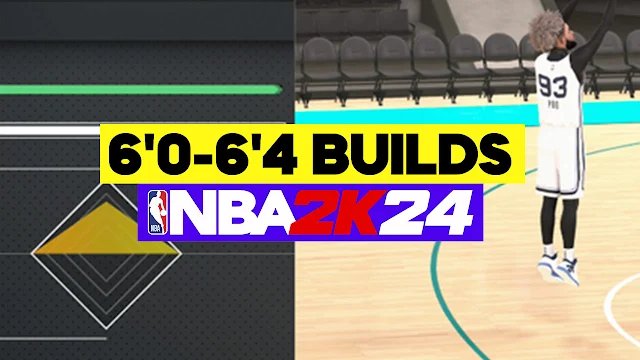 NBA 2K24 Best Jumpshots for 6'0-6'4 Builds