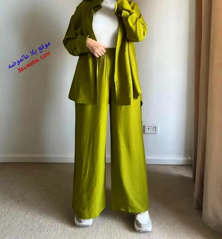 سوت صيفي محجبات 2024 سوت خروج