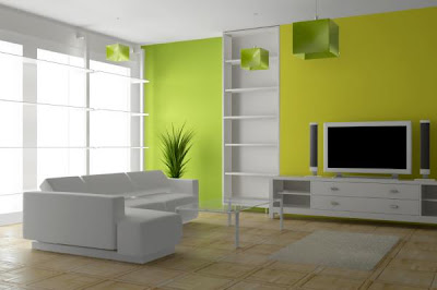 Lemon Lime Living Room