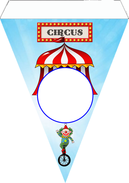 Peppa Pig at the Circus Free Printable Banner.