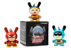 Justice League Dunny Keychain Series by Kidrobot x DC Comics