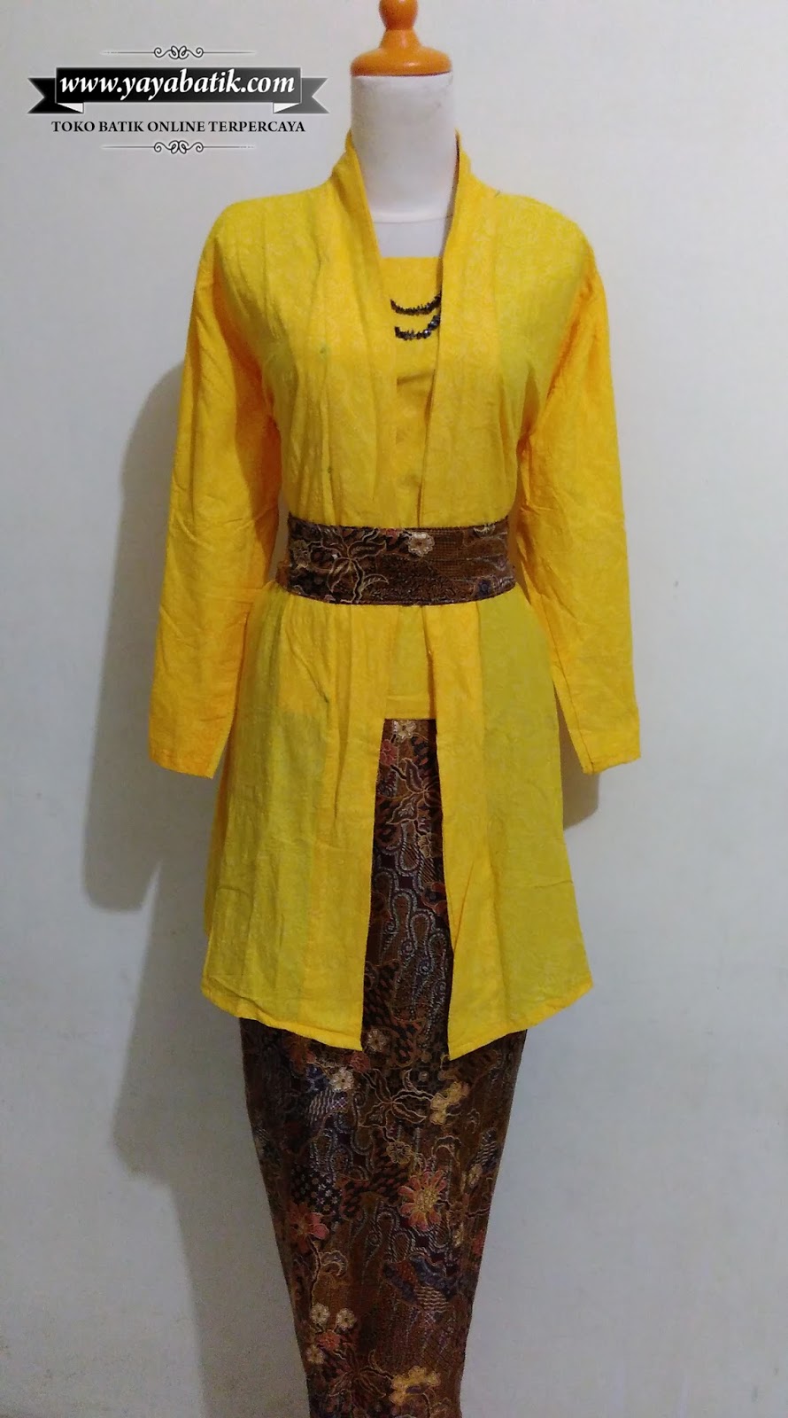  Kebaya Batik Kutu Baru Kuning Toko Baju Batik Online 