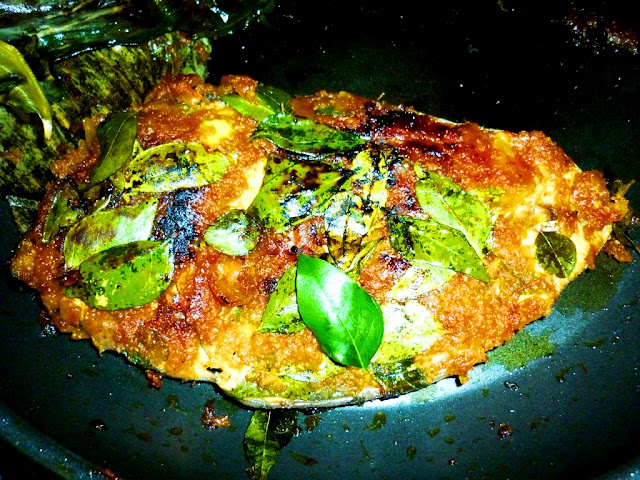 Karimeen Pollichathu-fish fry 