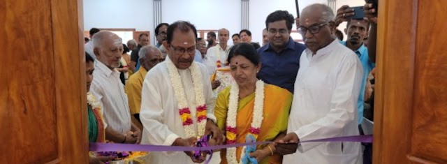திருவாசக அரண்மனை வளாகத்தில் “சிவபூமி திருவாசக அரங்கம் மண்டபம்"  திறந்துவைக்கப்பட்டது.
