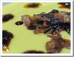 Crema de Repollo al ajo arriero