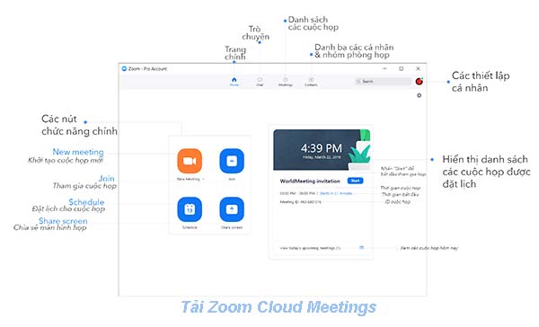 Cách sử dụng phần mềm Zoom Cloud Meetings b