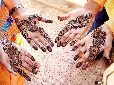 Indian And Pakistani And Arabic Mehndi Design