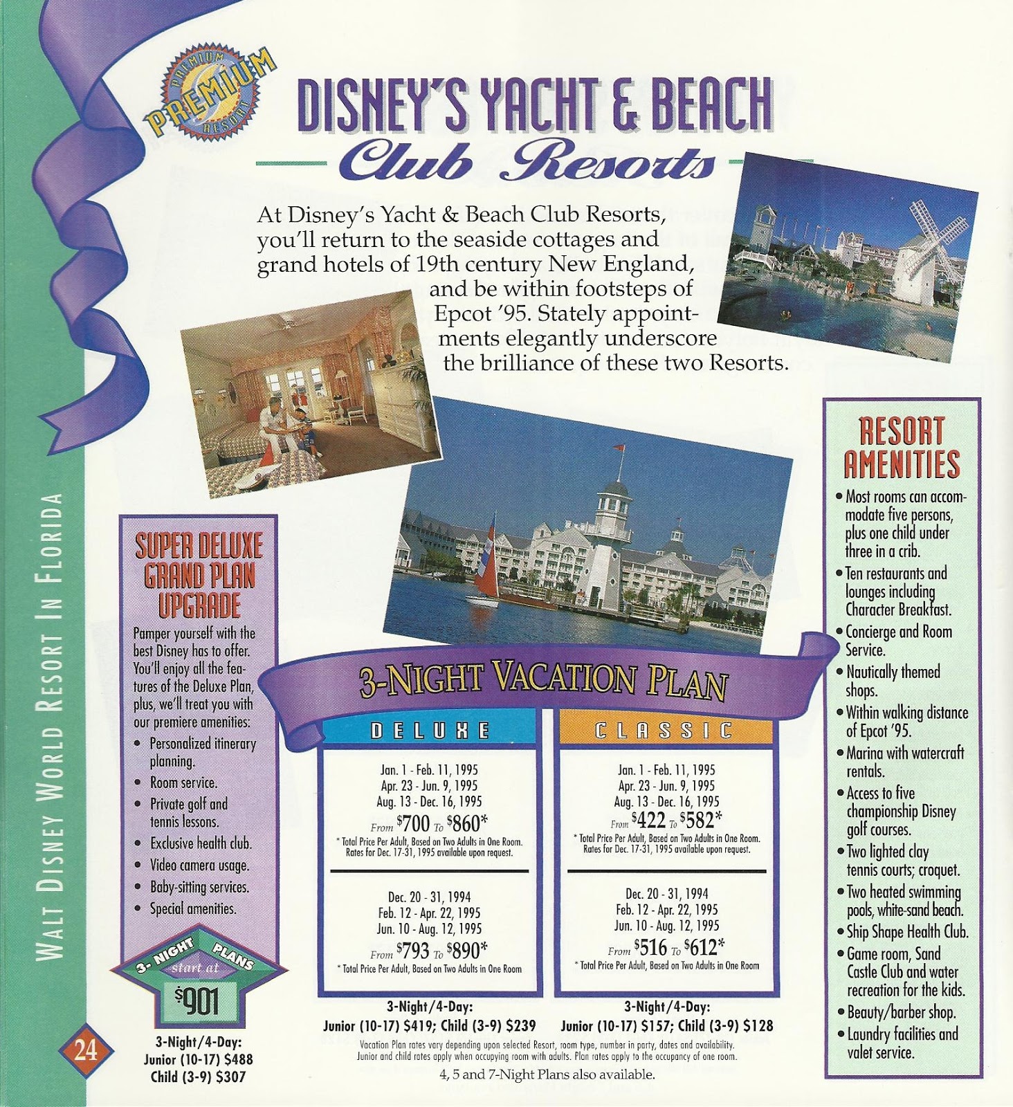 Disney Vacation Kingdom 1995 Magic Kingdom Club 