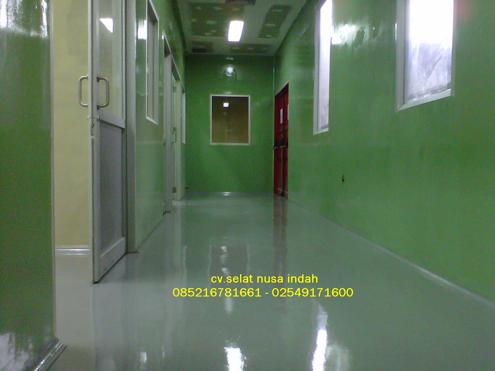 epoxy floor lantai  gudang dan lantai  ruang produksi