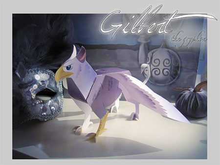 Gilber the Gryphon Papercraft