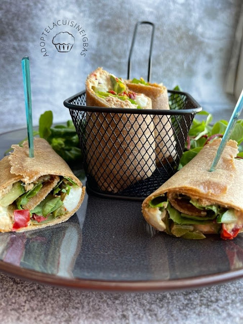 Wrap IG bas  - Tortilla - Recette facile - IG bas