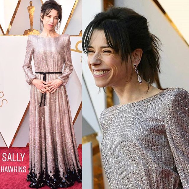 Sally Hawkins - alfombra roja Premios Oscar 2018