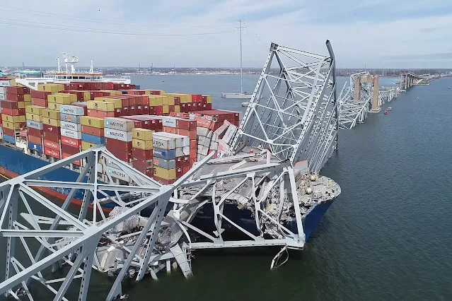 Cover Image Attribute: NTSB drone image of Francis Scott Key Bridge and Cargo Ship Dali / Source: NTSB/Wikimedia Commons