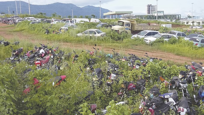 SOBRAL-CE:  Veículos apreendidos ficam abandonados