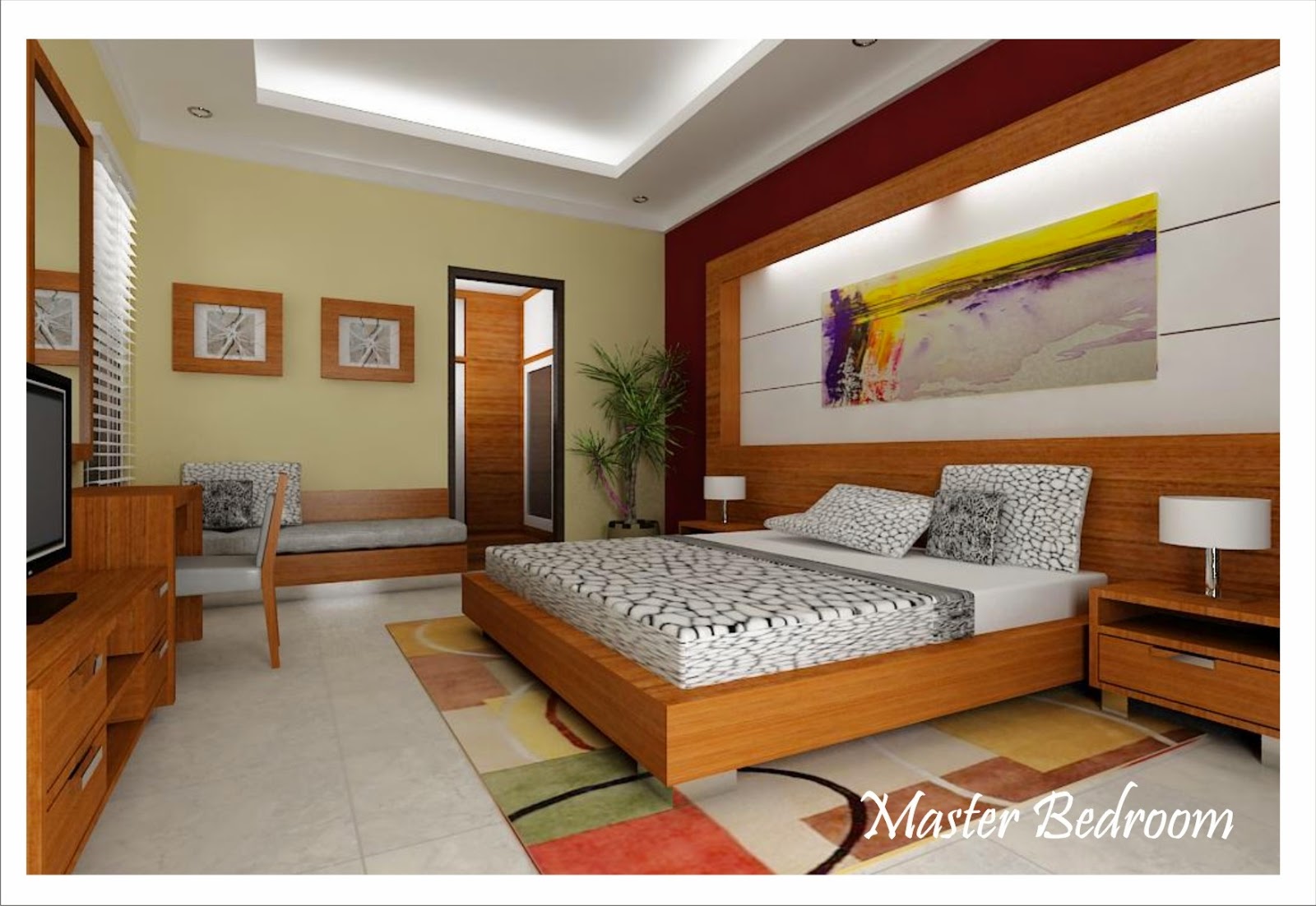 Desain Interior Kamar Tidur Minimalis Ukuran 3x4 Gambar Desain