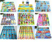 lotto di 100 Bracciali Braccialetti slap giochi giocattoli Bambini Frozen Minions Masha e Orso