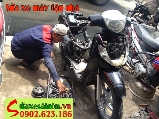 Sửa xe máy tận nhà tại quận Tân Phú, Tphcm