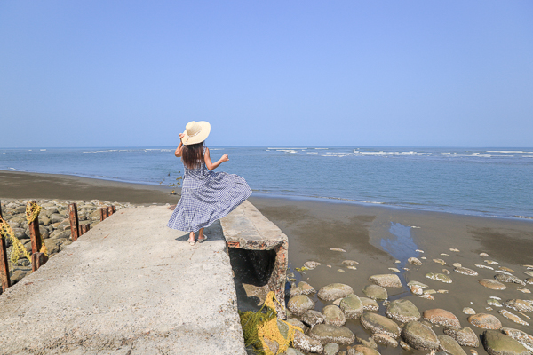 新竹香山海之聲散步吹海風賞海景，大風車下聽海浪的聲音好療癒