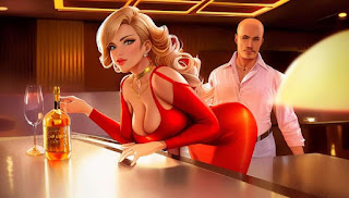 andrea rojas went to hotel in a tight red sexy provocative bodycon dress to blackmail timmy