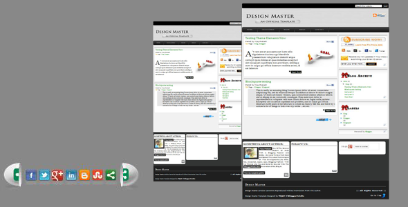 design master blogger template