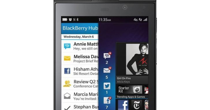 Harga dan Spesifikasi Blackberry Z10 16GB  Harga Handphone Terbaru