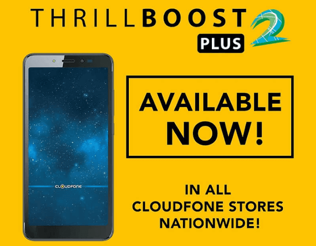 Cloudfone Thrill Boost 2 Plus now available for PHP 2,999.