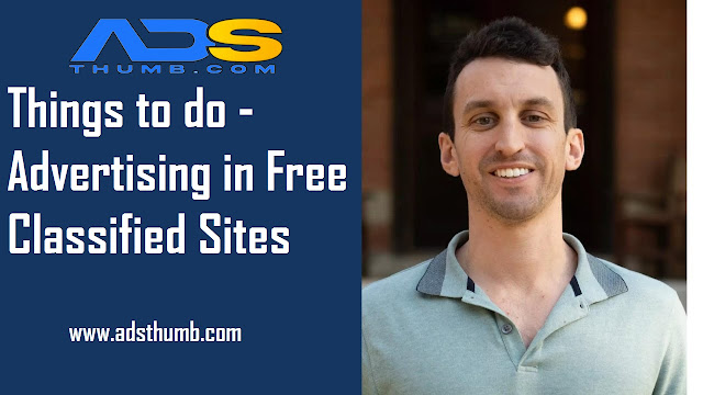 Things to do - Advertising in Free Classified Sites