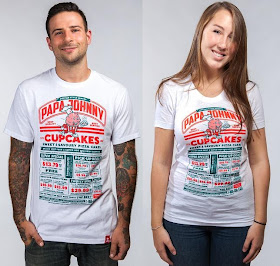 Johnny Cupcakes x Papa John’s Limited Edition “Papa Johnny” T-Shirt