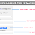 Amps to KVA and KVA to Amps Conversion Calculator