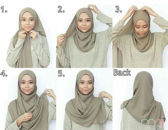 27  Cara Memakai Hijab Pashmina Terbaru 2018: Simpel \u0026 Modern