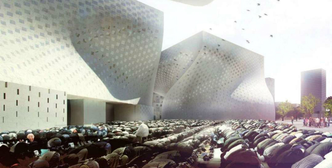 Fotofoto Masjid Indah dan Megah Dengan Arsitektur Unik Futuristik