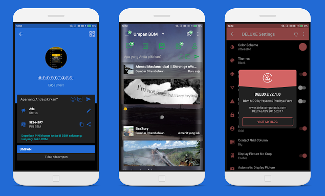 BBM MOD DELUXE Apk Android