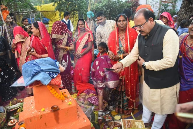 भारतीय जनता पार्टी के प्रदेश महामंत्री व विधायक श्री भगवानदास सबनानी द्वारा  सभी को छठ की बधाई दी।