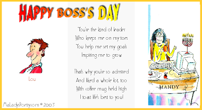 Boss Day Poems