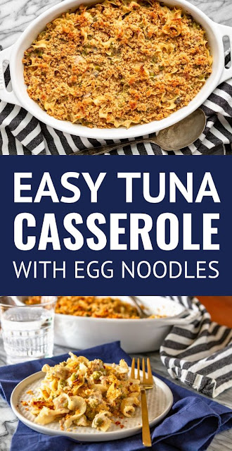 Easy Tuna Casserole With Egg Noodles