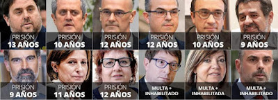 Los condenados y las penas impuestas (Foto de “El Mundo”)