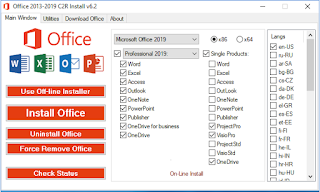 Office 2013-2019 C2R Install 6.5.8 Terbaru