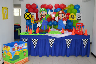 Fiestas Infantiles Decoradas con Mario Bros