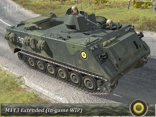 ArmA2のCSLA MOD M113派生型アドオンの新しいゲーム内開発中画像が公開