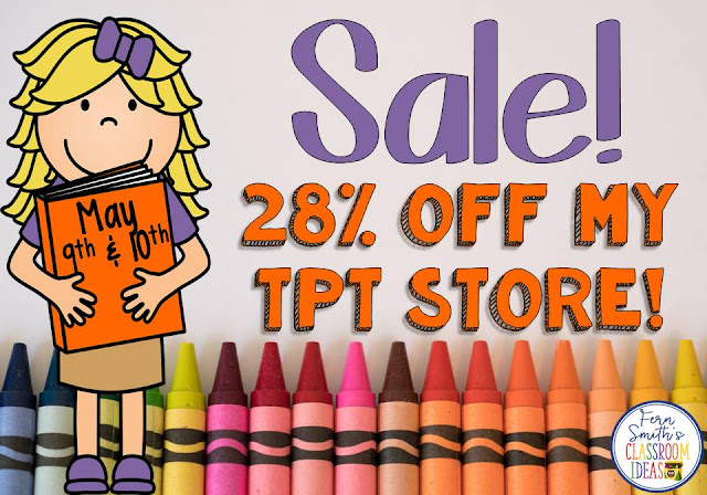 Big, big, big TeacherspayTeachers Teacher Appreciation Sale at TpT! 28% off My ENTIRE Store! Thank you teachers for all that you do!