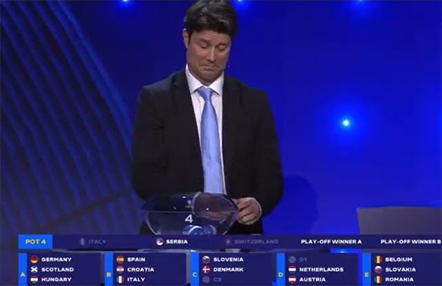 Sex noises interrupt LIVE broadcast of Euro 2024 draw | inside World Soccer
