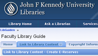 Faculty Library Guide: How to Link to Library Content