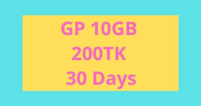 GP 10GB 200TK Validity 30 Days, GP 10GB 200TK 30 Days, gp 10gb 200 tk 30 days, gp 10gb 200 tk offer, gp internet offer 2020, gp new internet offer,