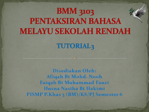 HUSNA NASIHA HAKIMI: JADUAL SPESIFIKASI UJIAN BAHASA 